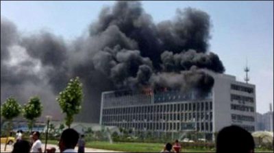 China: building fire kills 18 people