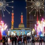 Gracefulness at the booming of the seventh annual Light Festival in Sharjah