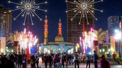 Gracefulness at the booming of the seventh annual Light Festival in Sharjah