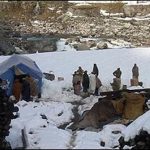 Snowfall in GB, rescue team returned to the village bound