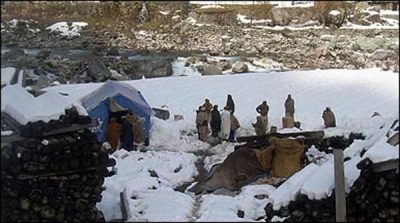 Snowfall in GB, rescue team returned to the village bound