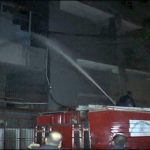 Karachi: After the fire was brought under control in residential building