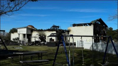 Texas: mosque fire was set not done naturally