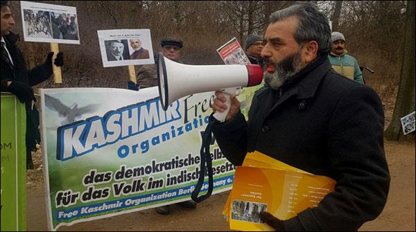 Berlin, in solidarity with the Kashmiri people, the different activities affluent
