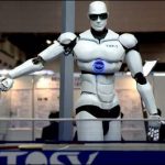 55th Annual World Expo robot conducts in Tokyo