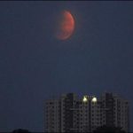 Started the first lunar eclipse of Year 2017