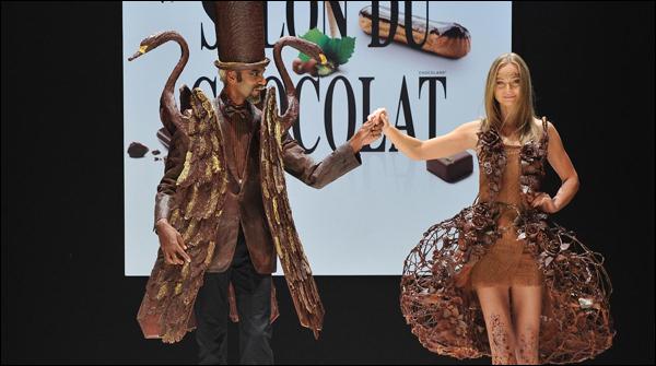 France: conducting Chocolate Fashion Show