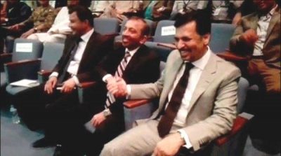 Karachi University Seminar, Farooq Sattar and Mustafa Kamal together