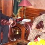 Karachi Corps Commander meeting with the governor Sindh