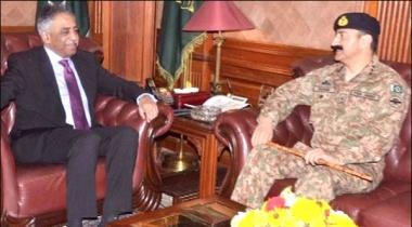Karachi Corps Commander meeting with the governor Sindh