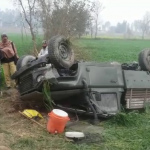 Pindi Bhattian, a, trader, murdered, and, spy, agency, van, effected, with, accident, employee, died