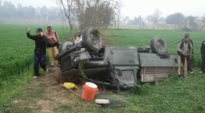 Pindi Bhattian, a, trader, murdered, and, spy, agency, van, effected, with, accident, employee, died