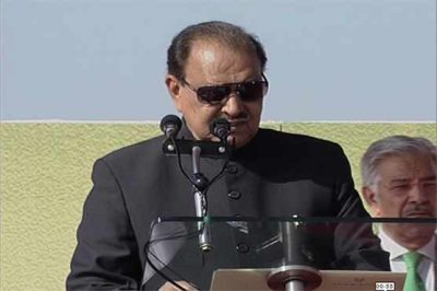 Pakistani forces are fighting against terrorism: Mamnoon Hussain