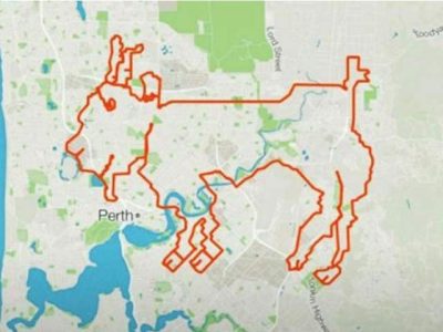 Cyclists have made the 200-kilometer bicycle goat sketch