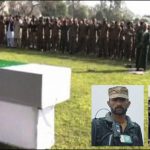 FUNERAL, PRAYER, OF, SHAHEED, LT, KHAWAR, AND NAIK, SHEHZAD, OFFERED, AT, BANNU