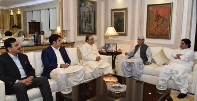 EX-CM BALUCHISTAN, SARDAR AKHTAR MENGAL, AND, POLITICAL LEADER, SARDAR, ASRAR, ULLAH ZAHRI, FROM, BNP, CALL, ON, EX-PRESIDENT, PAKISTAN, ASIF ALI ZARDARI