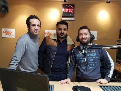 UMAIR BAIG, PRESS, PHOTOGRAPHER, PARIS, TALKING, ABOUT, DESI, PARIS, SHOW, AT, SHAHNAWAZ, RESTAURENT