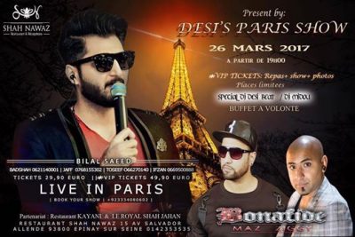 UMAIR BAIG, PRESS, PHOTOGRAPHER, PARIS, TALKING, ABOUT, DESI, PARIS, SHOW, AT, SHAHNAWAZ, RESTAURENT