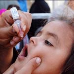 Starts the five-day anti-polio campaign in Peshawar