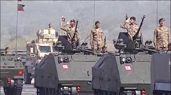 Pakistan Day, parade in the Islamabad, fly past of fighter planes