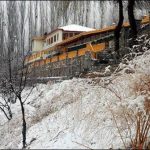 Intermittent snow on the mountains of Hunza, extremely cold weather