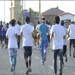 In the name of run for the marathon Karachi on Pakistan Day