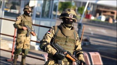 Egypt: roadside bomb blast, killing 10 soldiers and 15 rebels in clashes