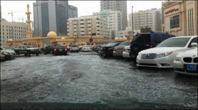 Rain continued in United Arab Emirates