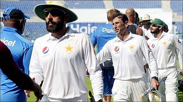Pakistan was one level down in the Test rankings