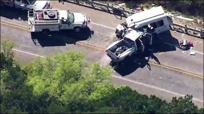 USA: bus and pickup collided, killing 13 people