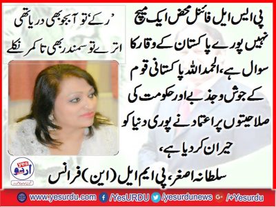 sultana asghar, PRESIDENT, PMLN, WOMEN, WING, FRANCE