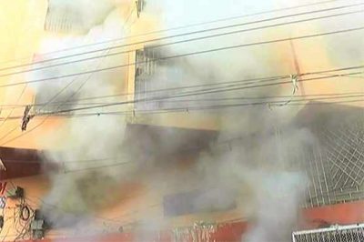 Karachi: Fire in Tariq Plaza, burned lifetime savings