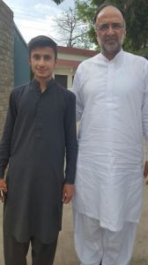 ch. asif gujjar, meeting, with pp, central, punjab, president, qamar uz zaman kaira, along, with, his, nephew, ch. ghulam, mustafa, gujjar