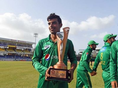 Young bowler Shadab Khan made memorable his first series