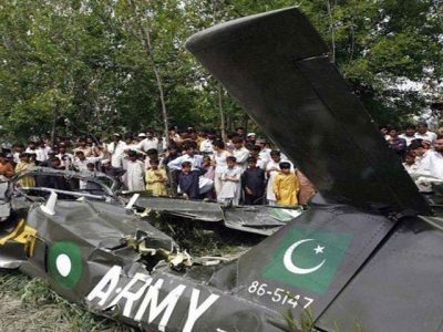Pak army training plane crashed in Jhelum, pilot safe