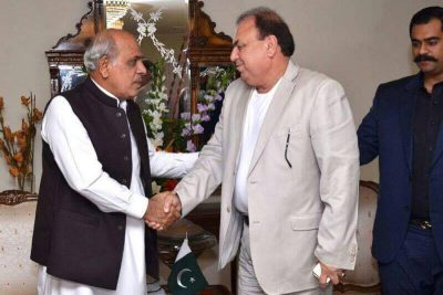 JAVED, BUTT, EX-PRESIDENT, PMLN, FRANCE, MEET, GOVERNOR, RAFIQ RAJWANA, FOR, CONDOLENCE, ON, DEATH, OF, HIS, NEPHEW,