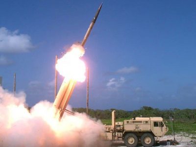 The United States began installing the controversial missile system in South Korea