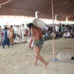 Stone carries a centuries-old traditional game