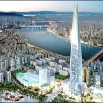 Inaugurating the world fifth tallest building in the North Korea