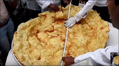 Delhi chefs made the biggest Poori