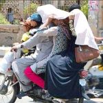Warm winds in Karachi, the temperature was upto 41 degrees