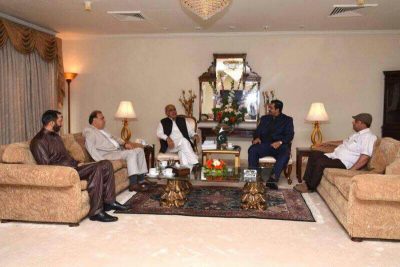 JAVED, BUTT, EX-PRESIDENT, PMLN, FRANCE, MEET, GOVERNOR, RAFIQ RAJWANA, FOR, CONDOLENCE, ON, DEATH, OF, HIS, NEPHEW,