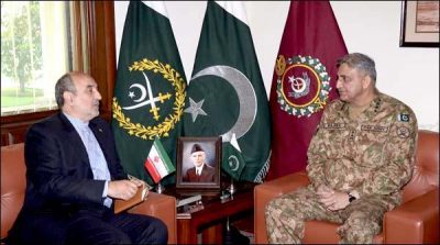 Army Chief meets Iranian ambassador