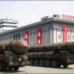 North Korean:: displaying weapons in military parade,fear overcome on US