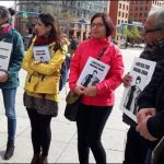 Protested against the murder of Mishal Khan in Germany