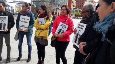 Protested against the murder of Mishal Khan in Germany