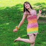 American woman to wrenching the heart with wear "sweet dress"