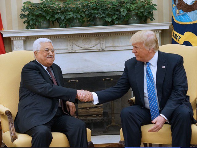 امریکی صدر ٹرمپ سے فلسطینی صدر محمود عباس کی ملاقات