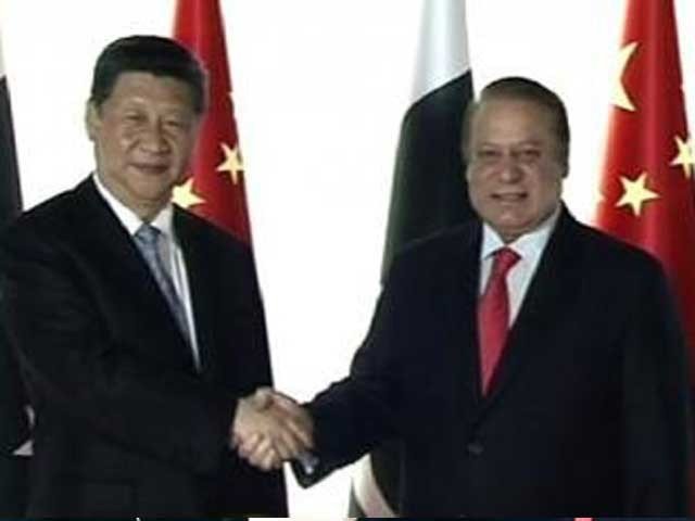 Beijing: Prime Minister Nawaz Sharif met Chinese President