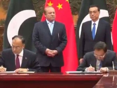 Pakistan and China signed several contracts worth billions of dollars